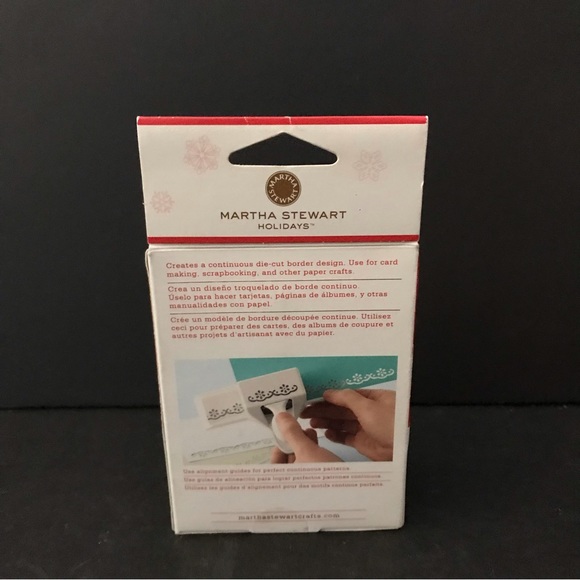 Martha Stewart Holidays edge punch CHEERS - Picture 3 of 4
